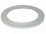 1" Clear Silicone Clamp Flange Gasket